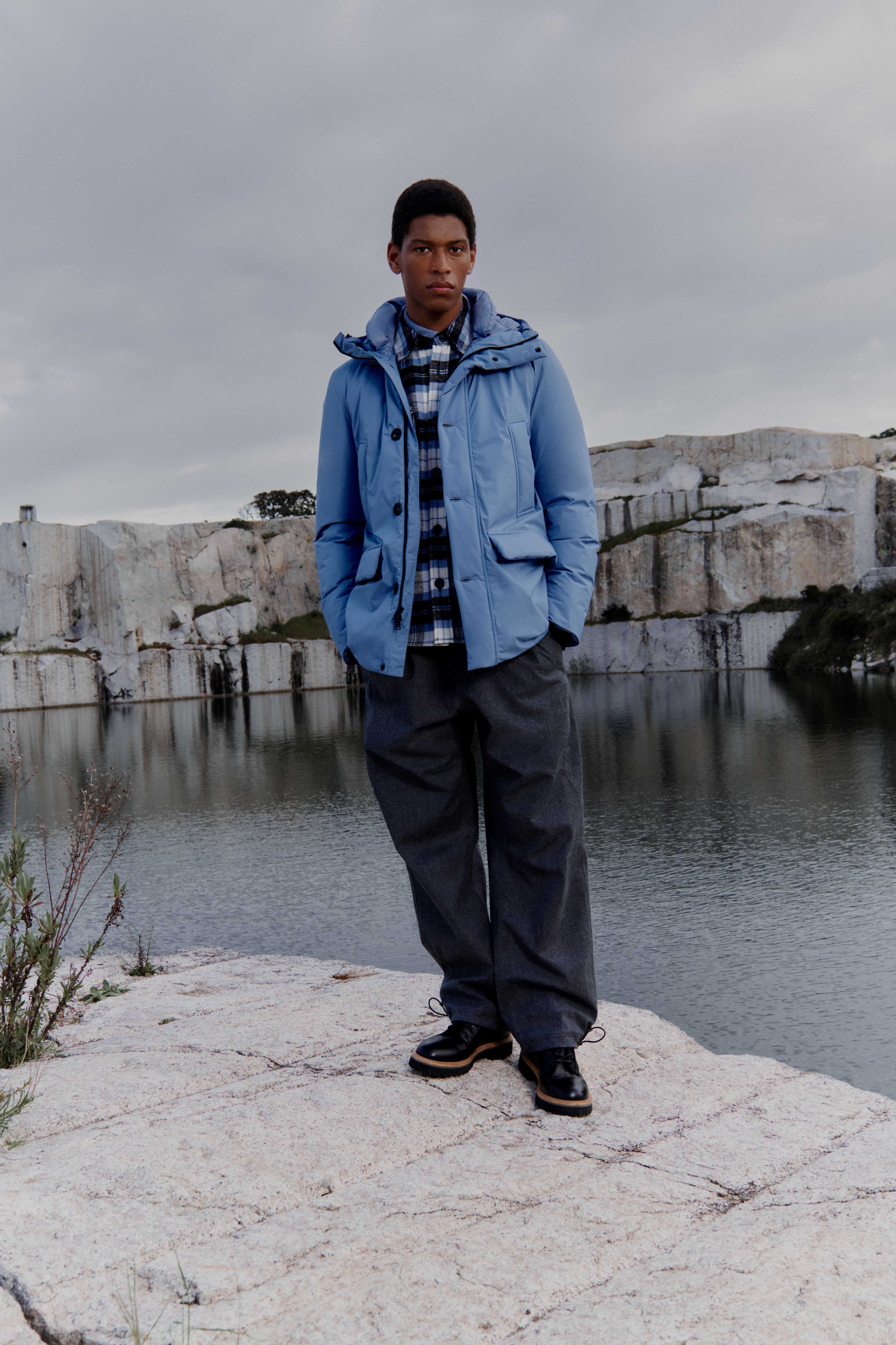 【美品】WOOLRICH x relume 別注KEYSTONE ネイビー ウールリッチ キーストンパーカ KEYSTONE PARKA WOOLRICH